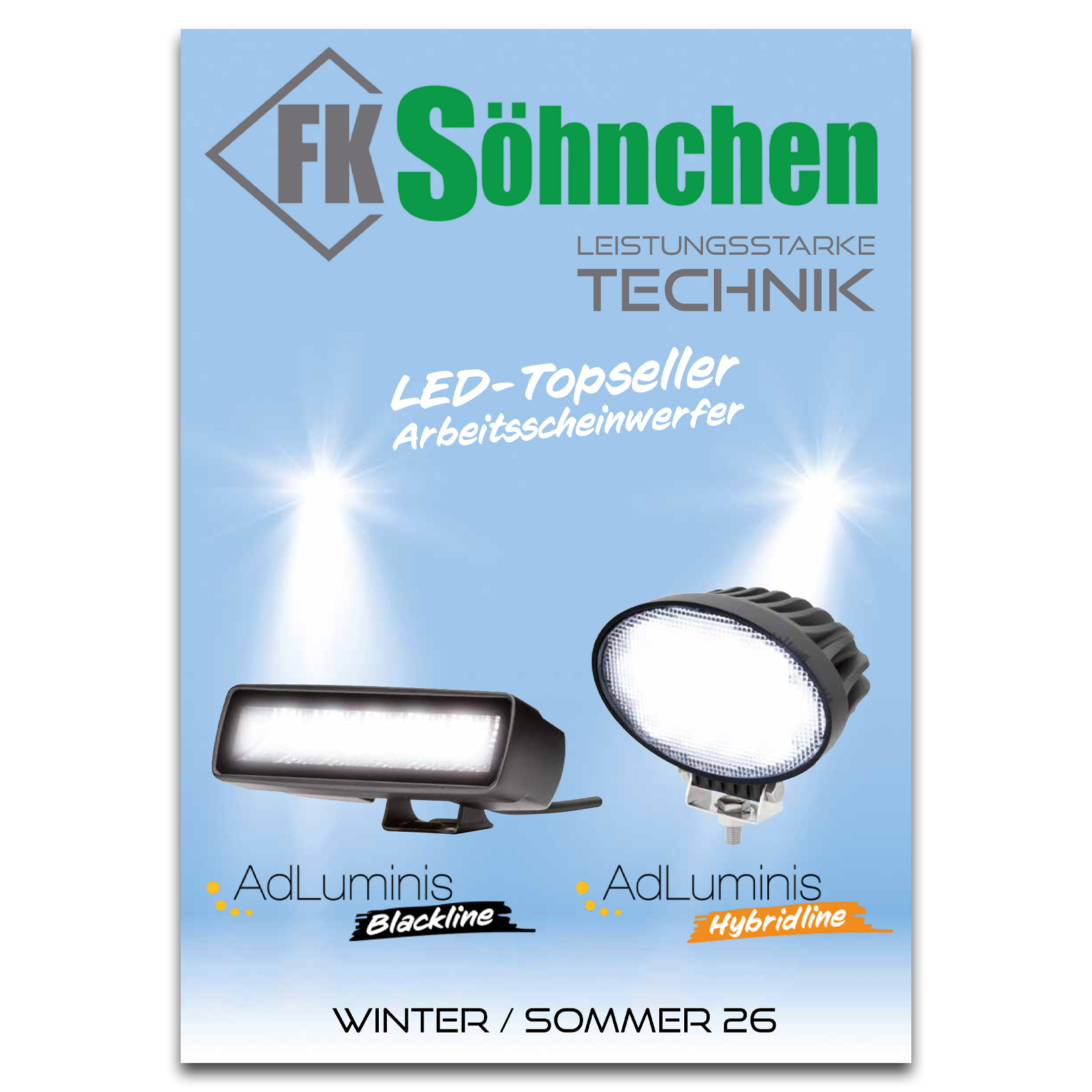 Starke Technik - Top Seller Arbeitsscheinwerfer