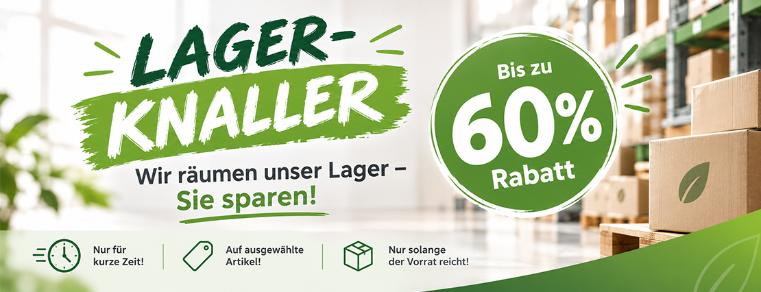 Lager-Knaller - Bis zu 60% Rabatt
