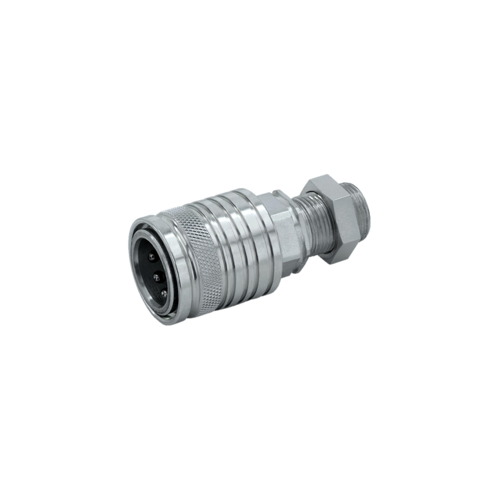 Hydraulik Steckkupplung Muffe BG3 12L – M18x1,5 AG Push Pull, Weiblich, Italien