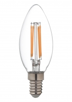 AdLuminis LED-Fadenlampe Candle C35 klar E14