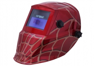 Automatik Schweißhelm Spider Rot