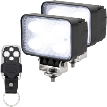 2x LED Arbeitsscheinwerfer 45W mit Funkfernbedienung 2x LED Arbeitsscheinwerfer 45W mit Funkfernbedienung