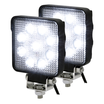 2x LED Arbeitsscheinwerfer 15W 33,2° 1.600lm 2x LED Arbeitsscheinwerfer 15W 33,2° 1.600lm