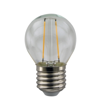 AdLuminis LED-Fadenlampe Mini Globe G45 klar E27 