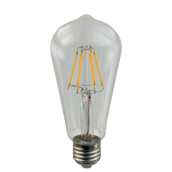 AdLuminis LED-Fadenlampe Edison ST64 klar E27 