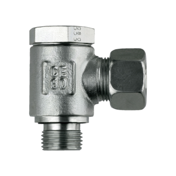 Winkelschwenkverschraubung 3/8 auf L12-M18x1,5 S+M Winkelschwenkverschraubung 3/8 auf L12-M18x1,5 S+M