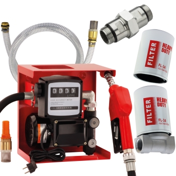 Sparpaket Diesel Hoftankstelle selbstansaugend 230V 60l/min + Dieselfilter Set Sparpaket Diesel Hoftankstelle selbstansaugend 230V 60l/min + Dieselfilter Set