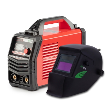 Inverter Schweißgerät mit Automatik Schweißhelm Schwarz Inverter Schweißgerät mit Automatik Schweißhelm Schwarz