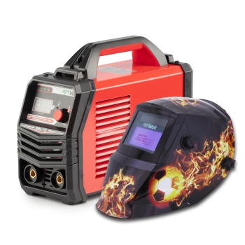 Inverter Schweißgerät mit Automatik Schweißhelm Fireball Inverter Schweißgerät mit Automatik Schweißhelm Fireball