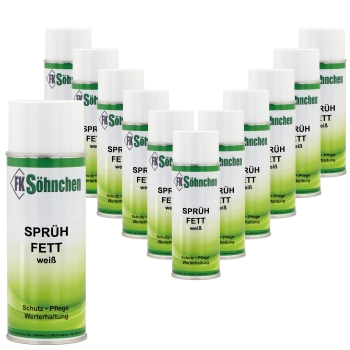 12x FKS Sprühfett weiß HL 400ml Dose 12x FKS Sprühfett weiß HL 400ml Dose