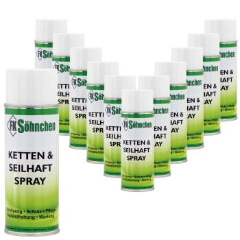 12x FKS Ketten & Seilhaftspray HL 400ml Dose 12x FKS Ketten & Seilhaftspray HL 400ml Dose