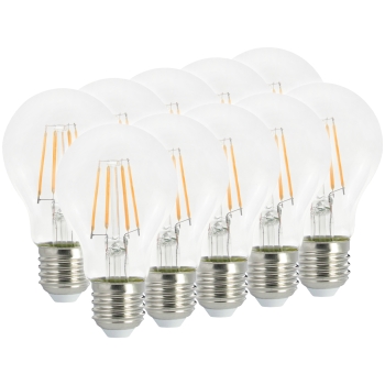 10x AdLuminis LED Bulb klar E27 4,5W 470 Lumen 2.700K 10x AdLuminis LED Bulb klar E27 4,5W 470 Lumen 2.700K