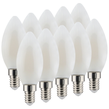 10x AdLuminis LED Candle matt E14 2,5W 250 Lumen 4.000K 10x AdLuminis LED Candle matt E14 2,5W 250 Lumen 4.000K