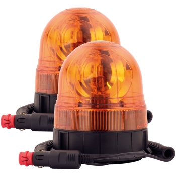 2x Rundumleuchte mit Magnetfuß u. Schraublöcher 2x Rundumleuchte mit Magnetfuß u. Schraublöcher