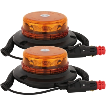 2x LED Micro-Rundumleuchte mit Magnetfuß 2x LED Micro-Rundumleuchte mit Magnetfuß
