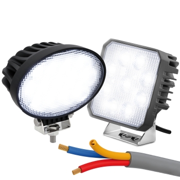 AdLuminis Anti‑Fog LED Arbeitsscheinwerfer mit Druckausgleich 
