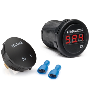 Digital Einbau Thermometer und Voltmeter 