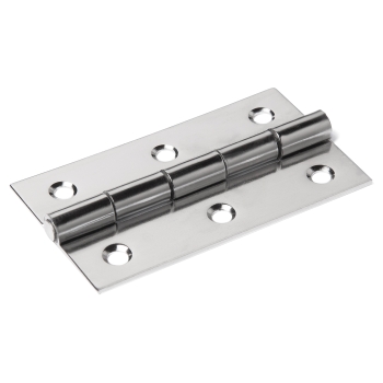 Edelstahl Scharnier mit festem Stift 