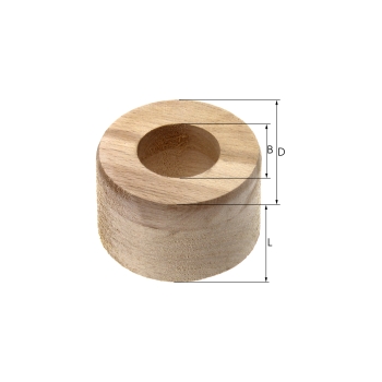 Hartholzlagereinsatz für Walzenkrümler  64,5x40x25mm Hartholzlagereinsatz für Walzenkrümler  64,5x40x25mm