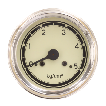 Öldruckmanometer Typ 03 helles Design, 0-5Bar Öldruckmanometer Typ 03 helles Design, 0-5Bar