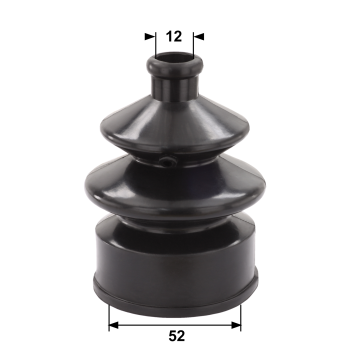 Gummi-Schalthebelmanschette 52mm/ 12mm für ZF-Getriebe Gummi-Schalthebelmanschette 52mm/ 12mm für ZF-Getriebe