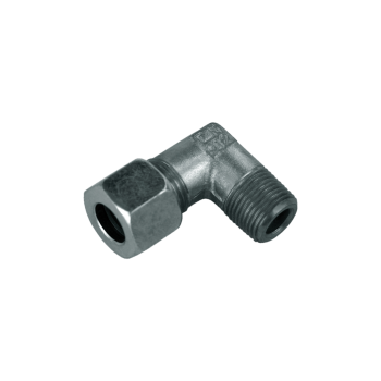 Hydraulik-Winkel-Einschraubverschraubung kon. GAS 1/4 auf L10 Hydraulik-Winkel-Einschraubverschraubung kon. GAS 1/4 auf L10