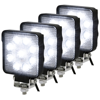 4x LED Arbeitsscheinwerfer 15W 33,2° 1.600lm 4x LED Arbeitsscheinwerfer 15W 33,2° 1.600lm
