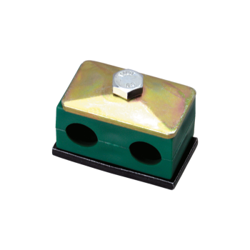 6/6mm , Typ CF1 Doppelrohrschelle aus Kunststoff 6/6mm , Typ CF1 Doppelrohrschelle aus Kunststoff