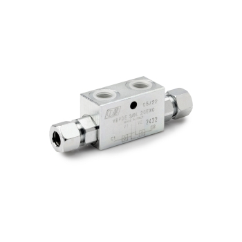 Entsperrbares Rückschlagventil doppeltwirkend 30 l/min Öffnungsdruck 4 bar 3/8 Zoll L12 VBPDE38-L (L12) Entsperrbares Rückschlagventil doppeltwirkend 30 l/min Öffnungsdruck 4 bar 3/8 Zoll L12 VBPDE38-L (L12)