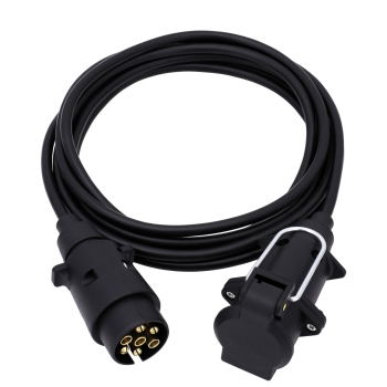 FKS Trailer KFZ Verlängerungskabel mit 7 poligem Stecker und Steckdose Kunstoff 3,50m 12 Volt FKS Trailer KFZ Verlängerungskabel mit 7 poligem Stecker und Steckdose Kunstoff 3,50m 12 Volt