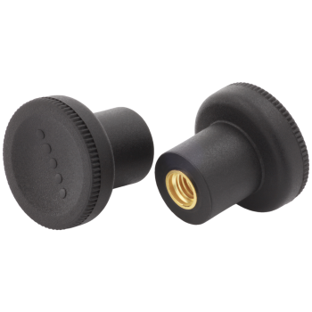 Rändelknopf (16mm) Innengewinde M3, schwarzgrau Rändelknopf (16mm) Innengewinde M3, schwarzgrau