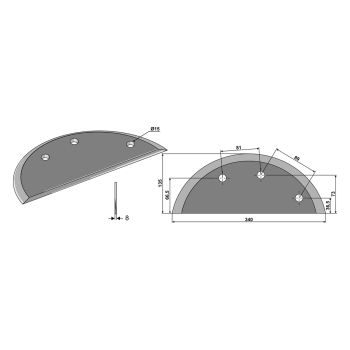 Futtermischwagenmesser passend zu Marmix 1,89kg 8mm Futtermischwagenmesser passend zu Marmix 1,89kg 8mm
