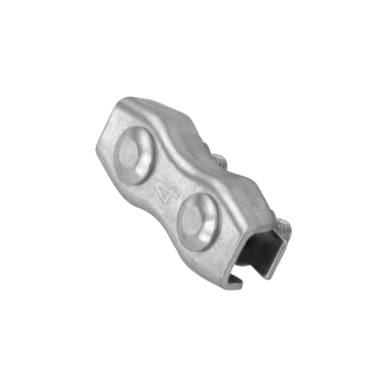 CERRES Seilverbinder 4mm Duplexklemme verzinkt CERRES Seilverbinder 4mm Duplexklemme verzinkt