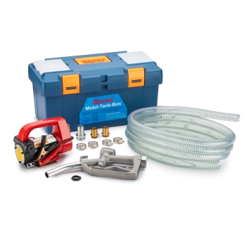 Tank Box, Dieselpumpe selbstansaugend 12V 40l/min, Zapfpistole, Dieselschlauch Tank Box, Dieselpumpe selbstansaugend 12V 40l/min, Zapfpistole, Dieselschlauch