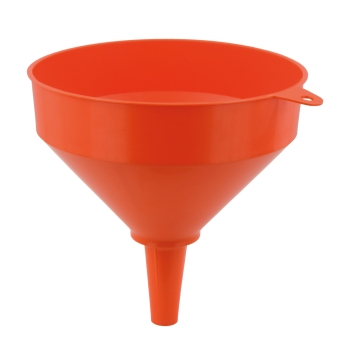 Trichter 250mm/3,2Liter (PE) mit Messingsiebeinsatz Trichter 250mm/3,2Liter (PE) mit Messingsiebeinsatz