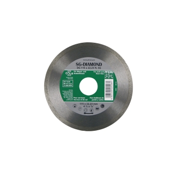 Pferd-Diamant Fliesentrennscheibe DG 115 FL SG geschlossen Pferd-Diamant Fliesentrennscheibe DG 115 FL SG geschlossen