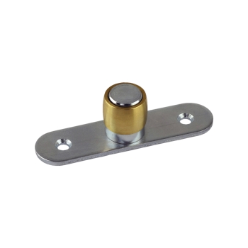 Führungsrolle Messing auf Anschraubplatte 100x25mm Führungsrolle Messing auf Anschraubplatte 100x25mm