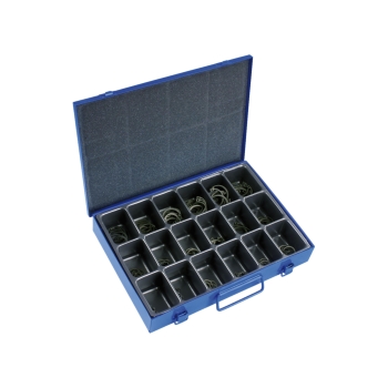 DIN 472I-Innensicherungsringe Sortiment im Metallkasten, 180-tlg. DIN 472I-Innensicherungsringe Sortiment im Metallkasten, 180-tlg.