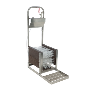 Stiefelreiniger komplett mit 1/2" Wasseranschluss Stiefelreiniger komplett mit 1/2" Wasseranschluss