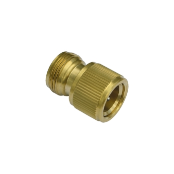 Messing-Klick-Kupplung mit Außengewinde 3/4" Messing-Klick-Kupplung mit Außengewinde 3/4"