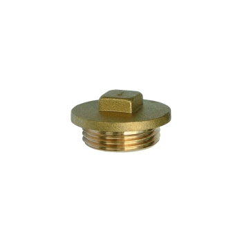 Messingstopfen mit Vierkant 1/4" Messingstopfen mit Vierkant 1/4"