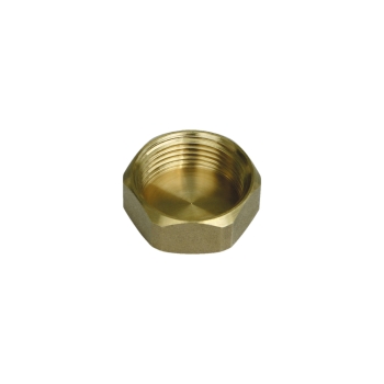 Messingkappe mit Sechskant 1/4" Messingkappe mit Sechskant 1/4"