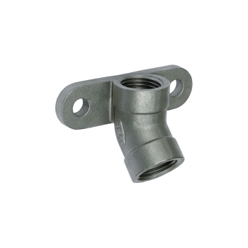 Tränkenippelhalter aus Edelstahl 2 x 1/2" 15° Tränkenippelhalter aus Edelstahl 2 x 1/2" 15°