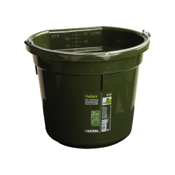Wasser- und Futtereimer FlatBack grün 20l inkl. Skala Wasser- und Futtereimer FlatBack grün 20l inkl. Skala