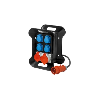 CEE-Stromverteilerbox "Stecky", 400V/16A/5-polig-230V/16A, 1,7m Kabellänge CEE-Stromverteilerbox "Stecky", 400V/16A/5-polig-230V/16A, 1,7m Kabellänge