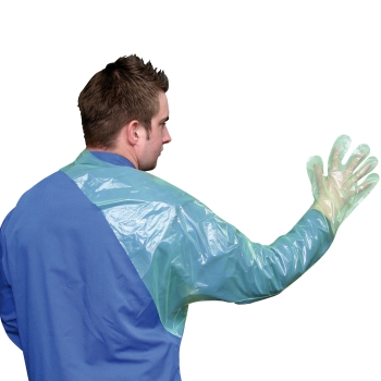 Veterinär Einmalhandschuh VETtop mit Schulterschutz 120cm, 50 Stück Veterinär Einmalhandschuh VETtop mit Schulterschutz 120cm, 50 Stück