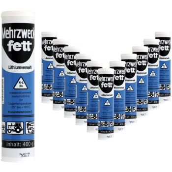12x Kajo Schmierfett 400gr Kartusche 12x Kajo Schmierfett 400gr Kartusche