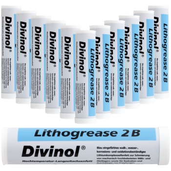 12x Eurokartusche 400g DIVINOL LITHOGREASE 2B Komplex-SF KP2N-30 12x Eurokartusche 400g DIVINOL LITHOGREASE 2B Komplex-SF KP2N-30
