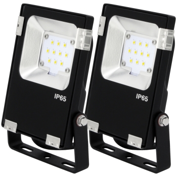 2x LED Fluter 10W 1.350lm Philips LED PCCooler Gehäuse 2x LED Fluter 10W 1.350lm Philips LED PCCooler Gehäuse
