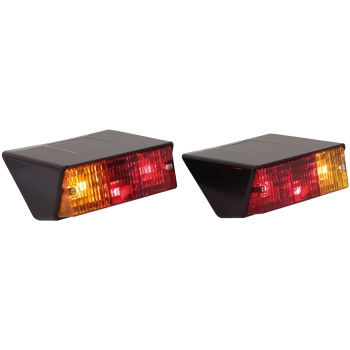 OLDTIMER Brems-Blink-Schluss-Leuchte für Schräganbau hinten rechts und links mit Kennzeichen-Leuchte im Satz OLDTIMER Brems-Blink-Schluss-Leuchte für Schräganbau hinten rechts und links mit Kennzeichen-Leuchte im Satz
